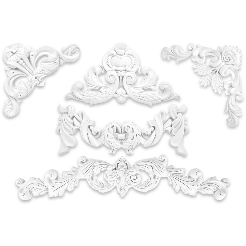 1 Ornamento - stucco pu, antiurto e duro - Decorazione Grand Decor grande selezione: W861