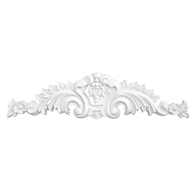 1 Ornement - Stuc pu, résistant aux chocs et dur, décor en relief Hexim Perfect G-Series: P1017