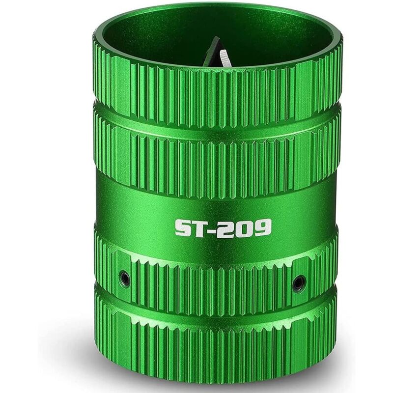 1 outil d'alésoir de tuyau [aide efficace pour plombier] Outil d'ébavurage pour tuyau en cuivre PVC, tube et alésoir de tuyau