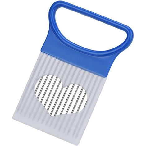 1 Outils de cuisine, fourchettes de sécurité, attendrisseurs de viande et outils de coupe de légumes pour couper les légumes (bleu)
