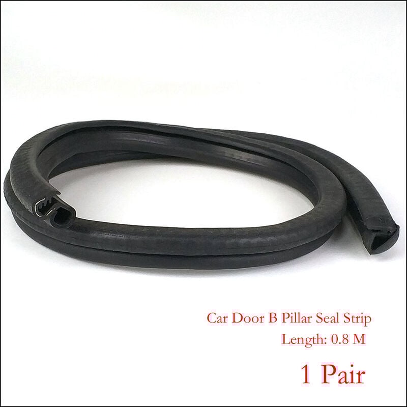 1 Paar 0,8 Mt Auto Tür B Säule Gummidichtung Streifen Für VW Golf 4 5 6 Für Ford Focus Universal Auto zubehör | 04537365616080 1 Paar 0,8 Mt Auto Tür B Säule Gummidichtung Streifen Für VW Golf 4 5 6 Für Ford Focus Universal Auto zubehör | 04537365616080