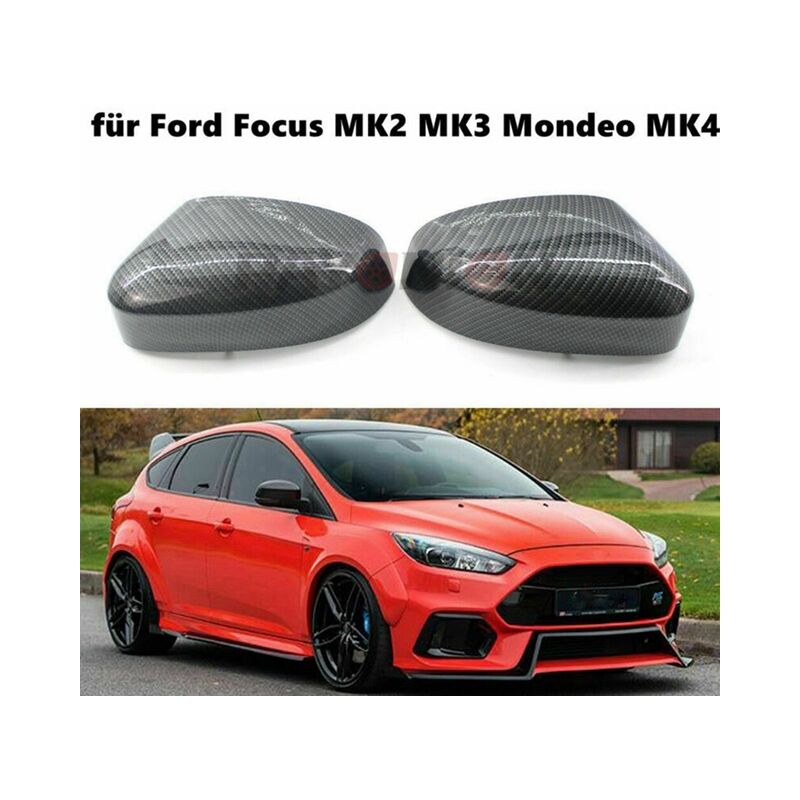 1 paar ABS Carbon Flügel Spiegel Rearveiw Spiegel Kappen Gehäuse für Ford Focus MK2 MK3 Mondeo MK4 Limousine 2012-18,Silber | 04537365705425 1 paar ABS Carbon Flügel Spiegel Rearveiw Spiegel Kappen Gehäuse für Ford Focus MK2 MK3 Mondeo MK4 Limousine 2012-18,Silber | 04537365705425