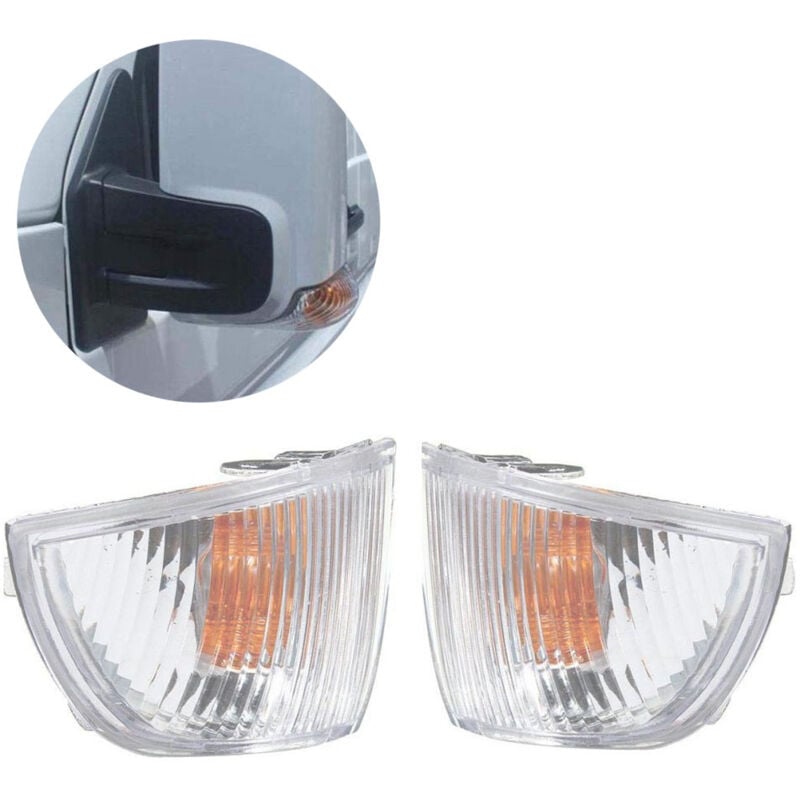 Image of 1 Paar Auto-Außenspiegel-Blinkerlinse, Seitenblinkerabdeckung ohne Leuchtmittel für Daily 2006–2011