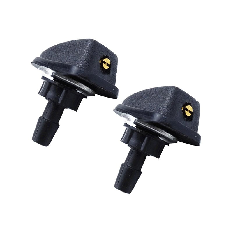 1 paar Auto Scheibenwischer Wasser Spray Düse 8mm Gemeinsame Größe Auto Windschutz Scheibe Düse Spray Ersatz Schwarz,black,Frankreich | 04537371517722 1 paar Auto Scheibenwischer Wasser Spray Düse 8mm Gemeinsame Größe Auto Windschutz Scheibe Düse Spray Ersatz Schwarz,black,Frankreich | 04537371517722
