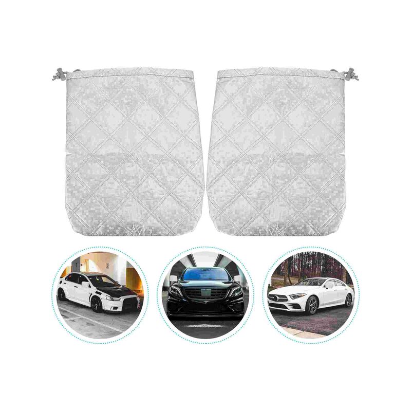 1 paar Auto Spiegel Abdeckung Silber Kordelzug Design Auto Zubehör Ansicht Zurück Spiegel Protector Auto Spiegel Hülse,Silver | 04537365705562 1 paar Auto Spiegel Abdeckung Silber Kordelzug Design Auto Zubehör Ansicht Zurück Spiegel Protector Auto Spiegel Hülse,Silver | 04537365705562