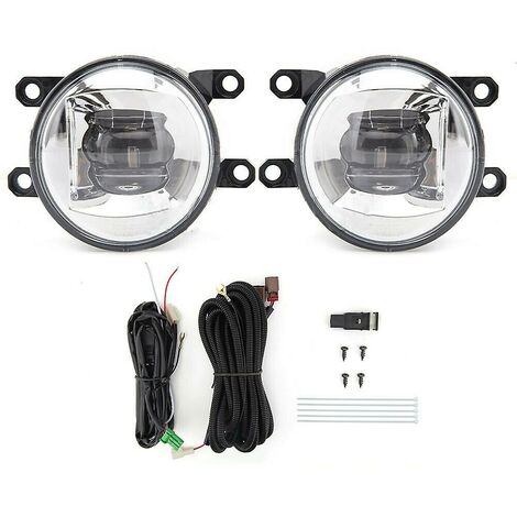1 paar Auto Vorderen Stoßfänger Led-nebelscheinwerfer Montage Fahren Lampe Foglight Verdrahtung Schalter Set Für Sienna 2
