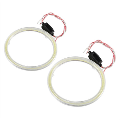 1 Paar automatische Halo-Ringe, COB Angel Eye Chips, LED-Tagfahrlichtscheinwerfer für Motorrad und Auto, 100 mm.