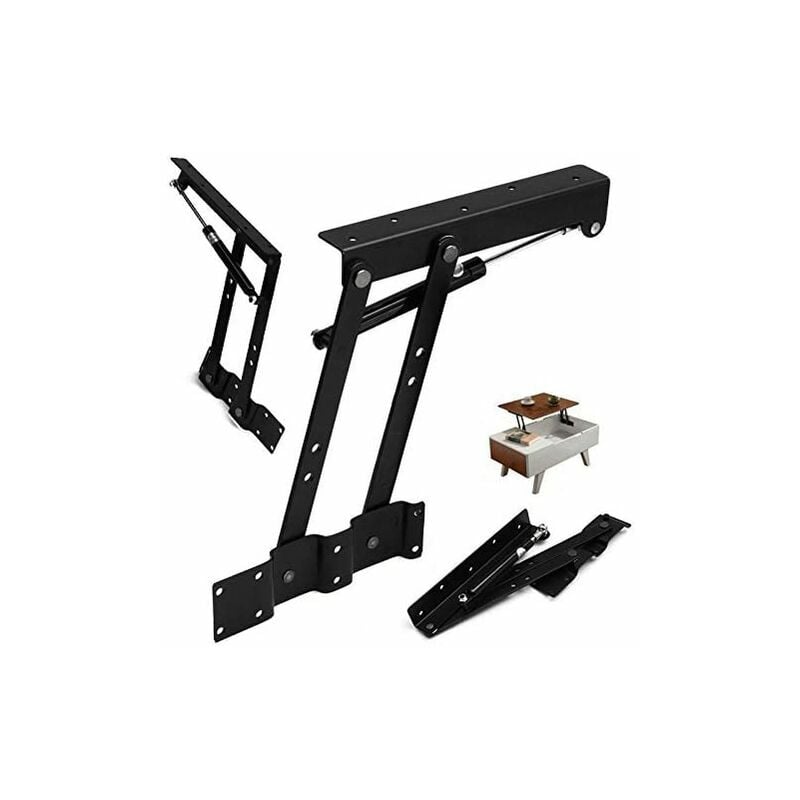1 Paar Couchtisch-Federscharniere mit pneumatischem Couchtisch-Hebemechanismus | 06286528474774 1 Paar Couchtisch-Federscharniere mit pneumatischem Couchtisch-Hebemechanismus | 06286528474774