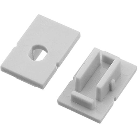 1 Paar Endkappen für Aufbau U-Profil 10 x 15mm (4288)