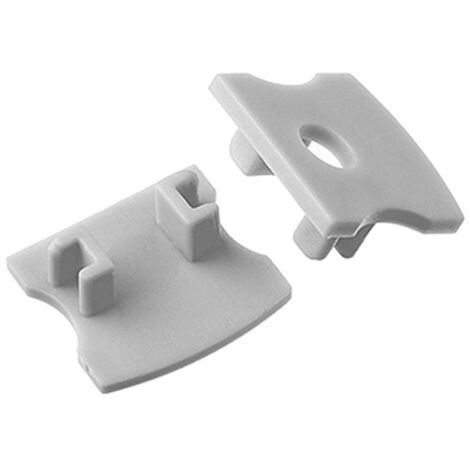 1 Paar Endkappen für Aufbau U-Profil 17x14mm (4276, 4599)