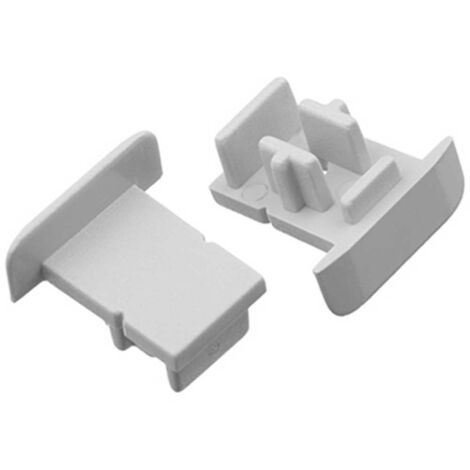 1 Paar Endkappen für Fugen-Profil 16 x 15mm (4297)