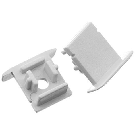 1 Paar Endkappen für Fugen-Profil 18 x 15mm (4300, 4592)