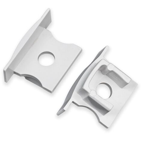 1 Paar Endkappen für LED Einbau-Profil 15x18mm (1650, 4592)