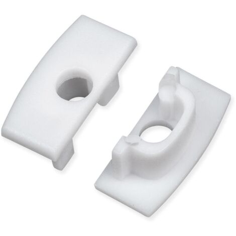 1 Paar Endkappen für LED Einbau-Profil 6x18mm (1649, 4590)