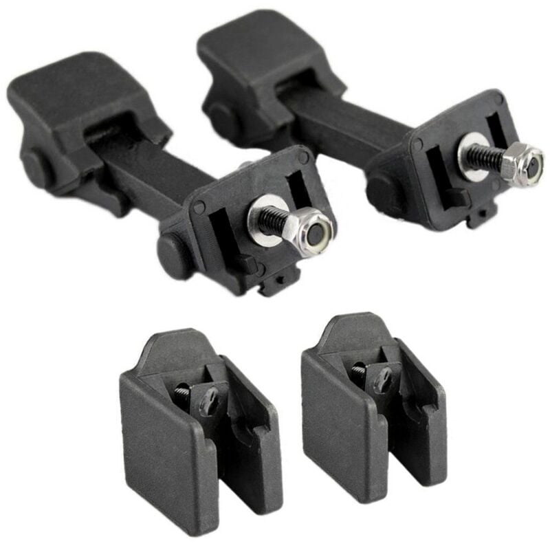 Image of 1 paar Front Hood Latch Fangen & Halterung 55395653AF 55395652AC für Jeep Wrangler JK 2007-2018