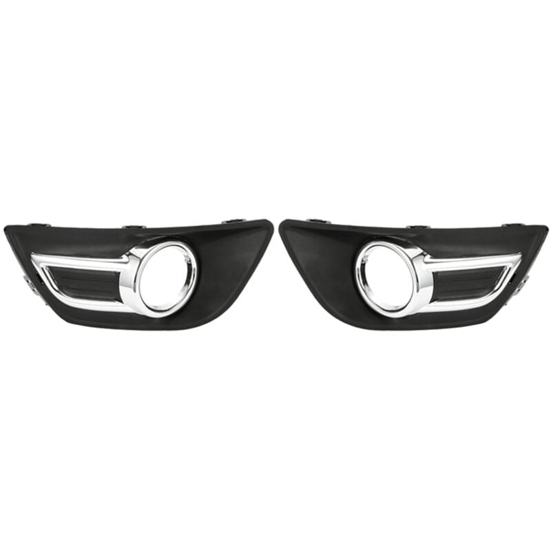 Image of 1 paar für C4 2008-2011 Chrom Front Stoßstange Nebel Lampe Licht Abdeckung Rahmen