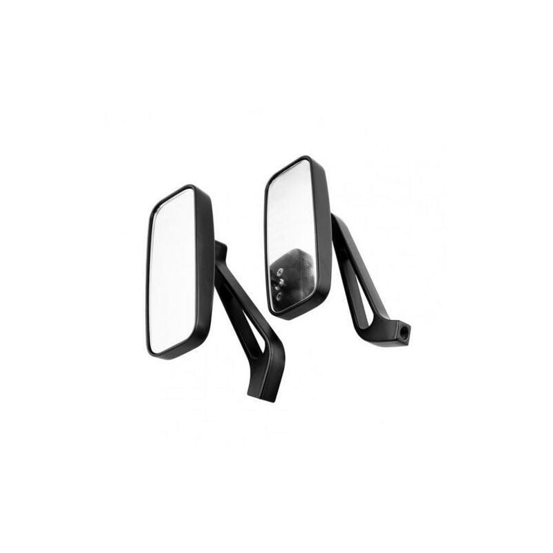 1 paar High-qualität Rückansicht Spiegel Direkter Ersatz Metall Dekorative Seite Spiegel Einfache Installation für Motorrad,Black | 04537370278051 1 paar High-qualität Rückansicht Spiegel Direkter Ersatz Metall Dekorative Seite Spiegel Einfache Installation für Motorrad,Black | 04537370278051