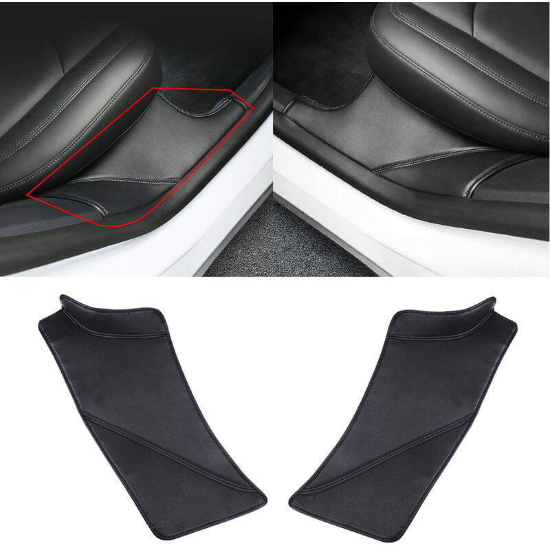 1 paar Hinter Hinten Tür Sill Schutz Abdeckung Schutz Pedal Pad PU Leder Fit für Tesla Modell Y 2020 2021 2022 schwarz | 04537365735613 1 paar Hinter Hinten Tür Sill Schutz Abdeckung Schutz Pedal Pad PU Leder Fit für Tesla Modell Y 2020 2021 2022 schwarz | 04537365735613