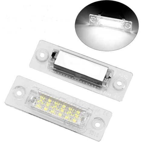 QIEDIE 1 Paar LED-Kennzeichenbeleuchtung für Auto, Parkplatz, Außenleuchte