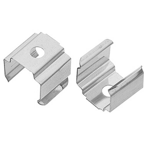 1 Paar Montageclips Halter für Aufbau U-Profil  14 x 15mm (4294, 4594)