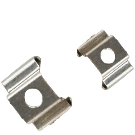 1 Paar Montageclips Halter für LED Eck-Profil 8 x 8mm (4314)