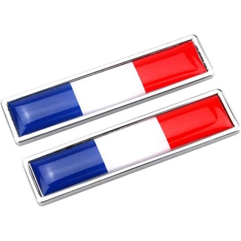 1 Paar Nationalflaggen-Metallaufkleber, Mehrzweck-Autoaufkleber