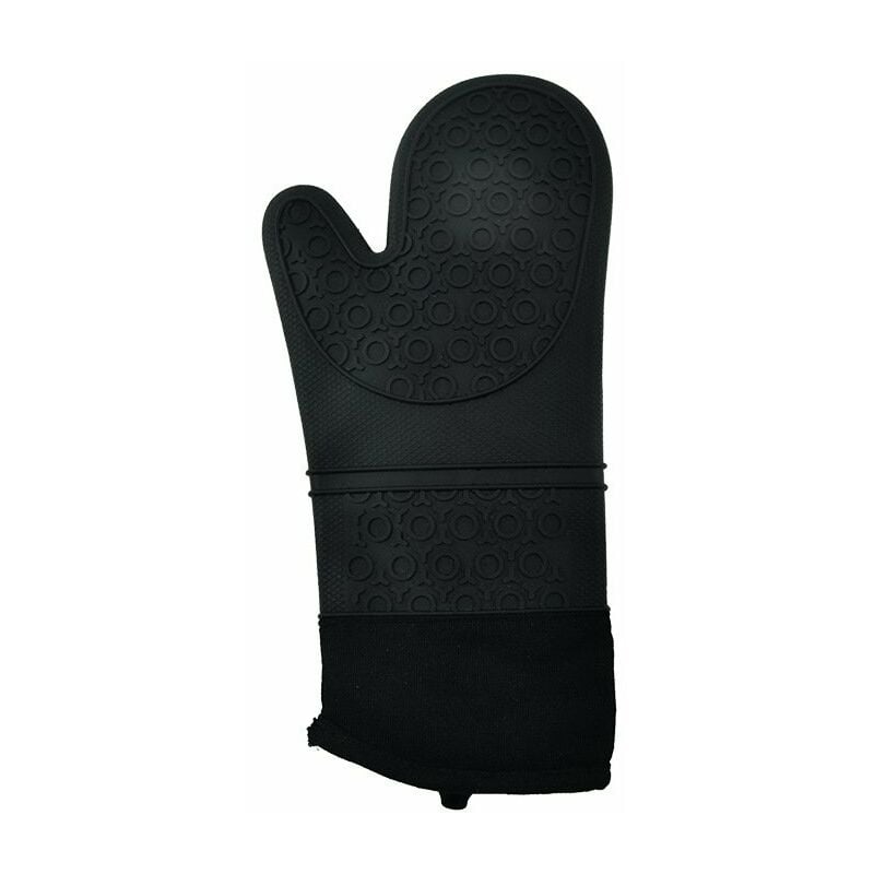 1 Paar Ofenhandschuhe für hohe Temperaturen, wasserabweisend, hitzebeständige Silikon-Ofenhandschuhe (schwarz) | 06286480255541 1 Paar Ofenhandschuhe für hohe Temperaturen, wasserabweisend, hitzebeständige Silikon-Ofenhandschuhe (schwarz) | 06286480255541