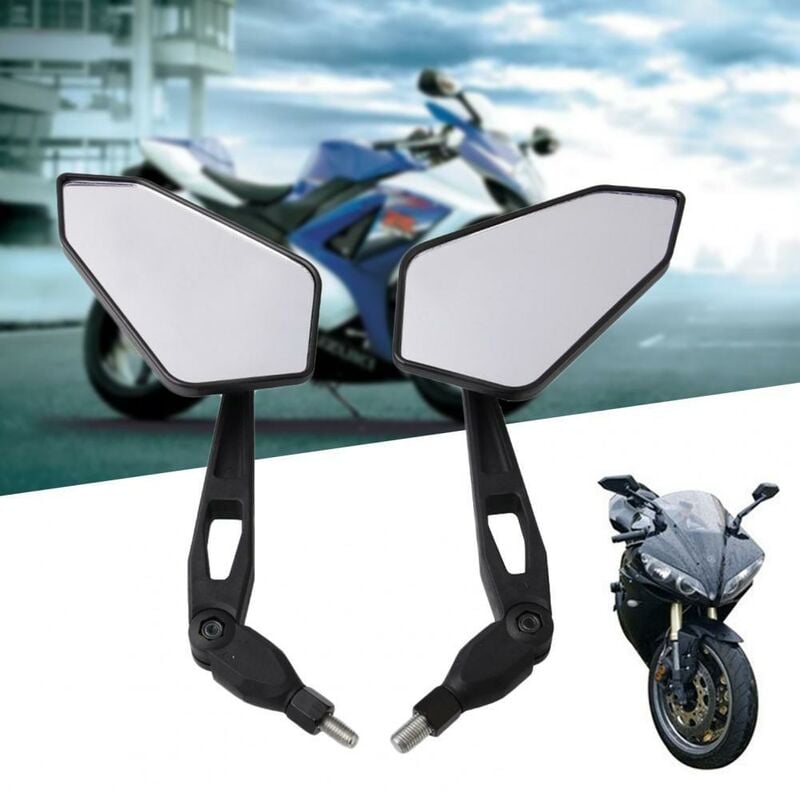 1 paar Rückansicht Spiegel Universal Hohe Festigkeit Kunststoff Hilfs Seite Spiegel für Motorrad | 04537370284373 1 paar Rückansicht Spiegel Universal Hohe Festigkeit Kunststoff Hilfs Seite Spiegel für Motorrad | 04537370284373