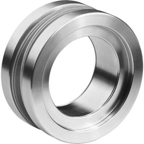 1 Paar Schiebetürgriff DARINA Ø 65 mm Edelstahl gebürstet für Glastüren