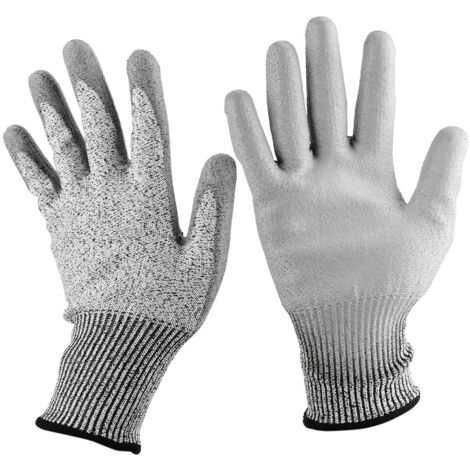 1 Paar schnittfeste Handschuhe, Schutzhandschuhe zum Einfädeln, Gartenhandschuhe mit Messern