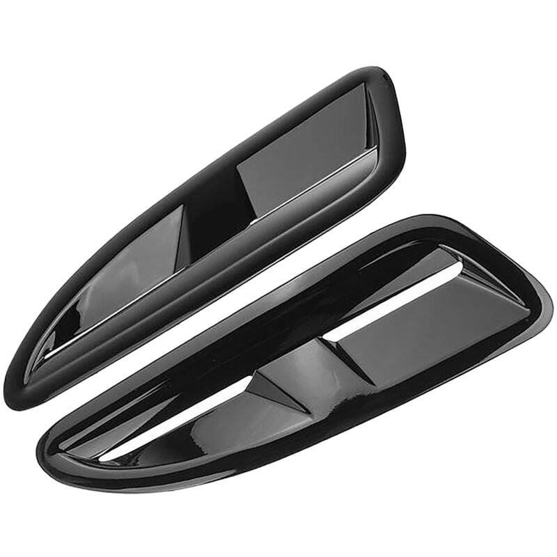 Image of 1 Paar Universal Auto im xkr Stil Schwarze Motor Hauben EntlüFtungs öFfnungen für XK8