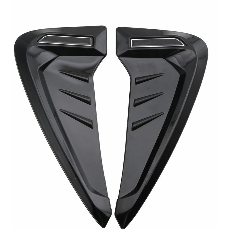 1 Paar Universal-Blatt-Lufteinlassplatte, Zierleiste, Seitenkotflügel, Auto-Styling, schwarz | 06286534797317 1 Paar Universal-Blatt-Lufteinlassplatte, Zierleiste, Seitenkotflügel, Auto-Styling, schwarz | 06286534797317