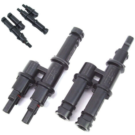 1 Paar Y-Solarstecker Y-Stecker 2er Pack Solar-Stecker Y-Adapter f. Solarmodule
