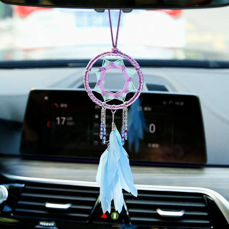 1-Pack Acchiappasogni Fatti a Mano Interni Auto