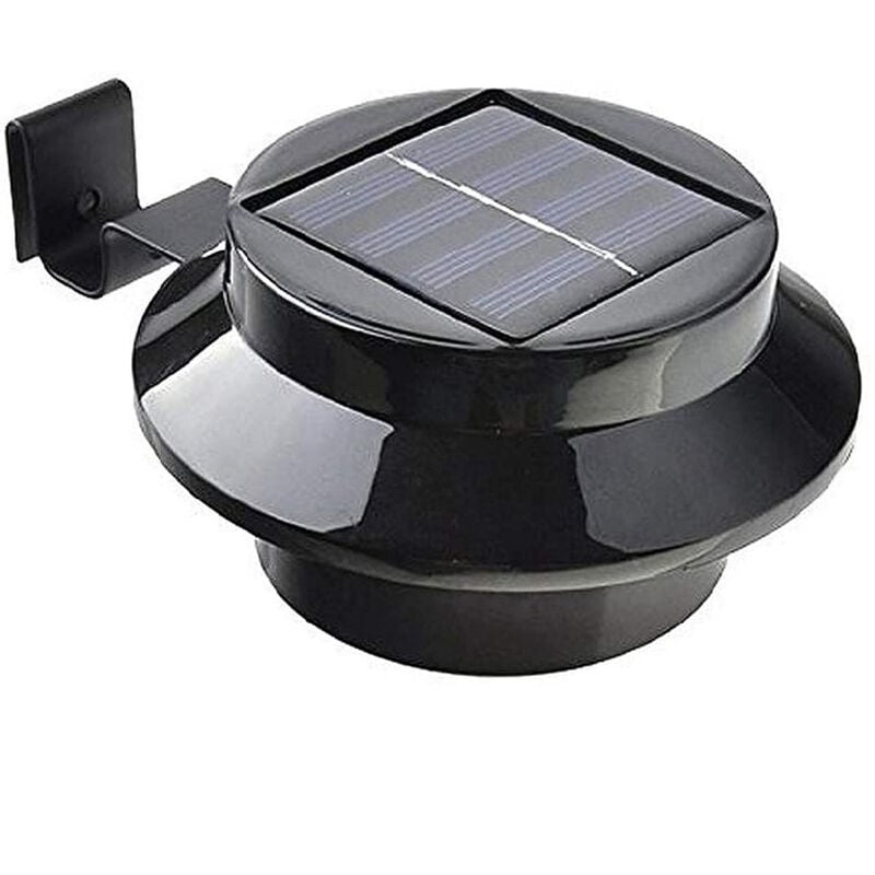 1 Pack led Solar-Dachrinnenleuchte im Freien, Sicherheits-Wandleuchte für Garten, Zaun, Garage, Lagerhaus-Schwarze Schale / positives weißes Licht | 06927193461149 1 Pack led Solar-Dachrinnenleuchte im Freien, Sicherheits-Wandleuchte für Garten, Zaun, Garage, Lagerhaus-Schwarze Schale / positives weißes Licht | 06927193461149