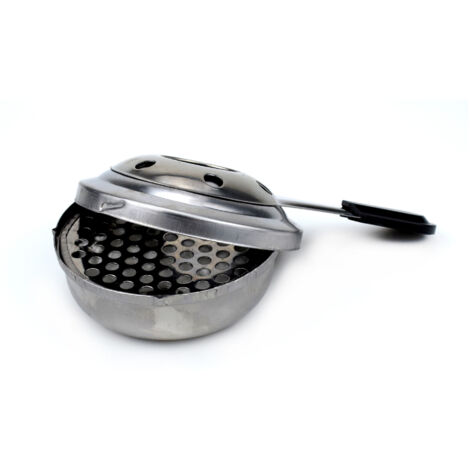 1 Pack Mini Portable Stainless Steel Alcohol Stove for Camping Hiking Tea Coffee Hot Drinks