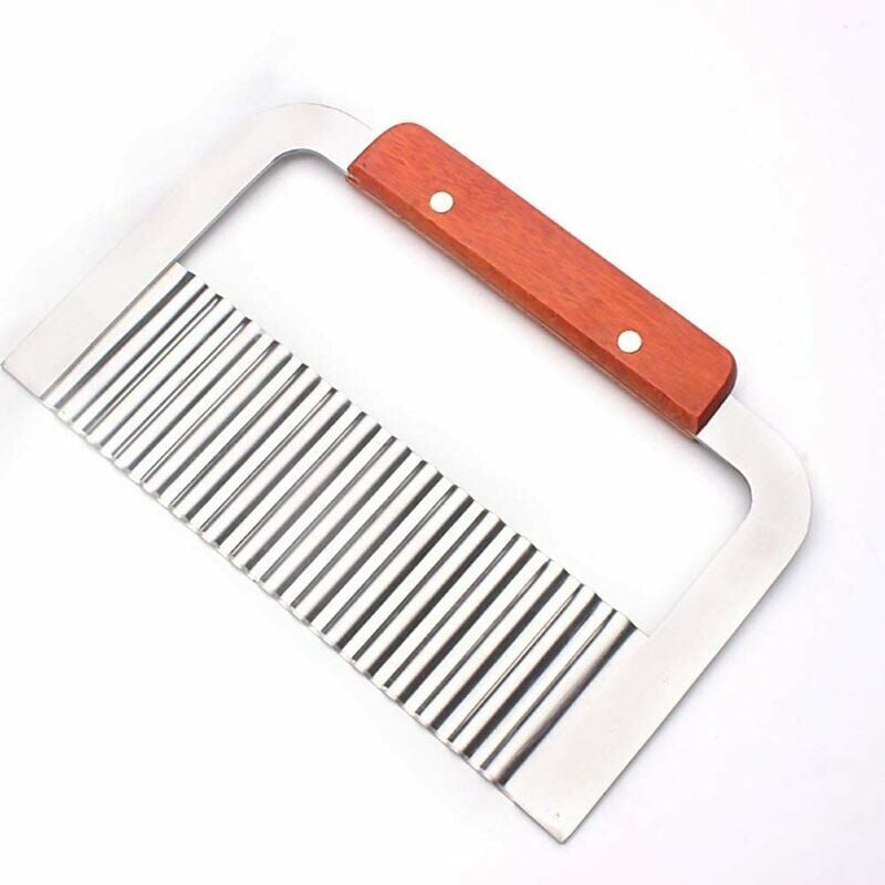 1 Packung Creative Home Edelstahl Kartoffelschneider Multifunktionales Wellmesser Chip Cutter Küchenmesser Zubehör – | 07634066225546 1 Packung Creative Home Edelstahl Kartoffelschneider Multifunktionales Wellmesser Chip Cutter Küchenmesser Zubehör – | 07634066225546
