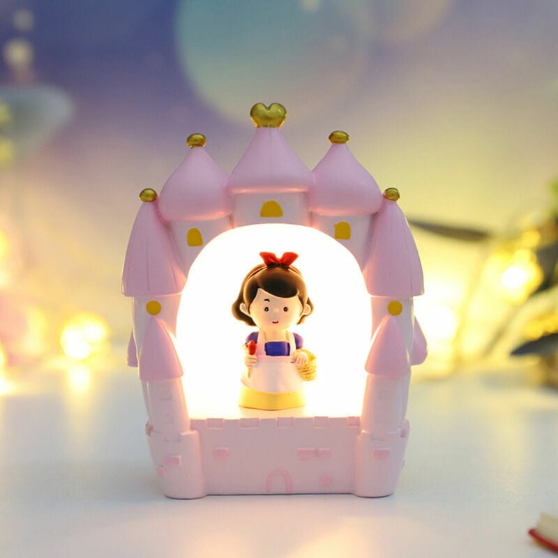 1 Packung Märchen Verlorenes Schloss Sternenlicht Prinz und Prinzessin Nachtlicht Atmosphäre Licht Ornament Kreatives Geschenk (Rosa Prinzessin) | 07634066129813 1 Packung Märchen Verlorenes Schloss Sternenlicht Prinz und Prinzessin Nachtlicht Atmosphäre Licht Ornament Kreatives Geschenk (Rosa Prinzessin) | 07634066129813