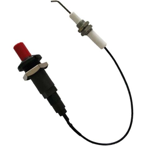 1 Packung Piezo-Zünder, Gaszünder, Piezo-Zündernadel, Piezo-Zünder, Piezo-Zünder, Piezo-Zünder, Zündung für Gasgrill, Rotisserie, Gasheizung.Schwarz，
