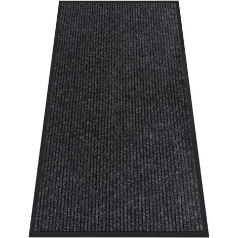 1 Paillasson 60x120cm Antidérapant Absorbant Noir Pour Maison Bureau Commerce