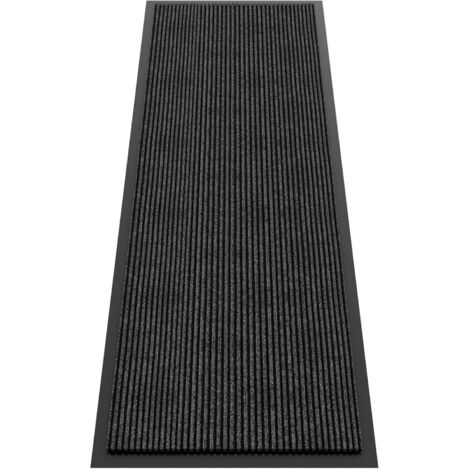 1 Paillasson 60x180cm, Rainures profondes, Dos antidérapant, Usage intensif, Entrée extérieur