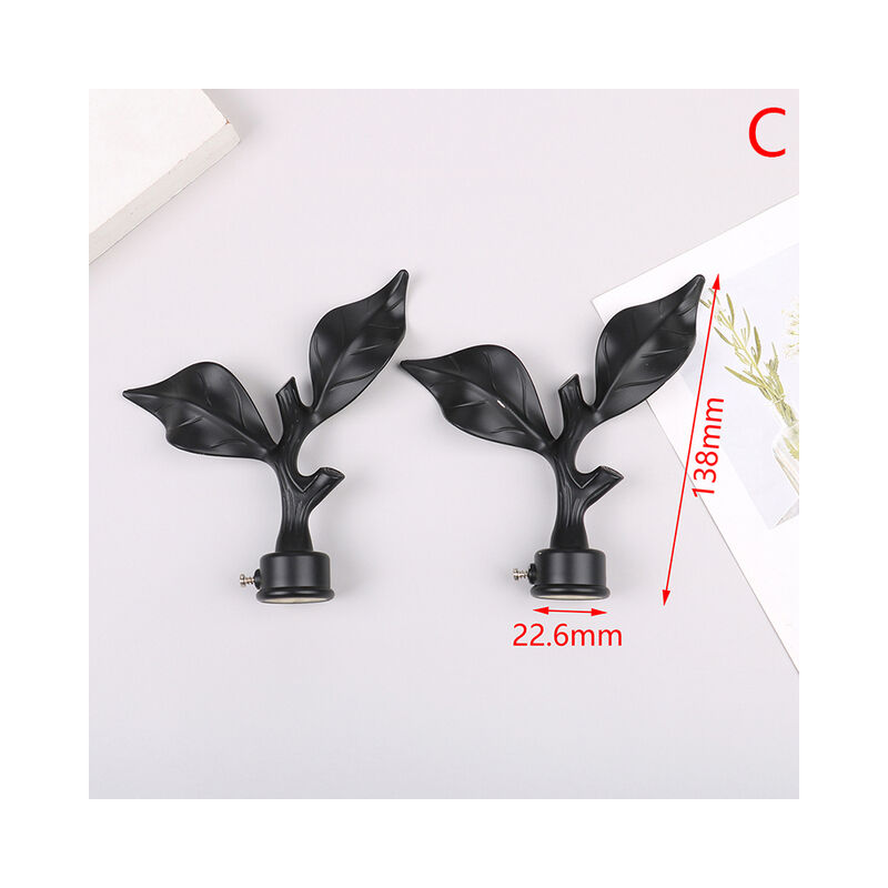 1 paio di aste Decorative per tende/terminali per