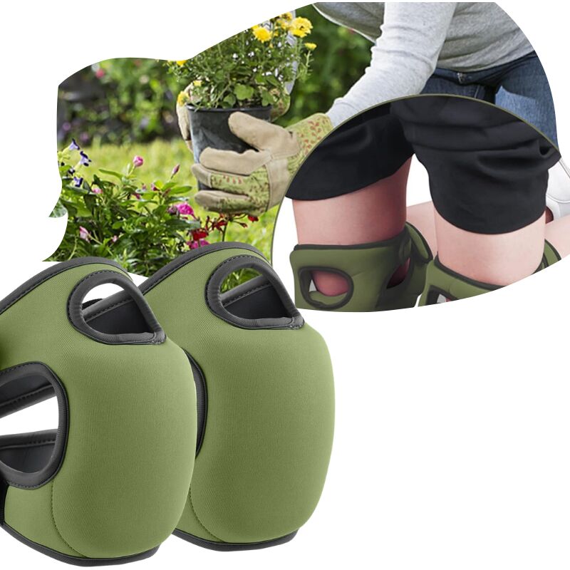 Image of 1 paio di ginocchiere da giardinaggio in schiuma eva ultra morbida e regolabile per giardinaggio e lavori domestici