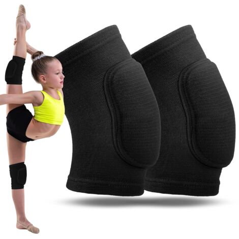 1 paio di ginocchiere, ginocchiere per bambini, schiuma imbottita antiscivolo pallavolo danza corsa pattinaggio basket sport uomo donna ginocchiere (taglia S)