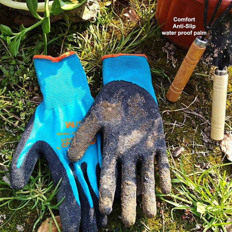 1 paio di guanti da lavoro da giardinaggio taglia
