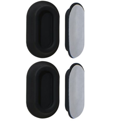 1 paio di supporti adesivi in silicone da parete per telecomandi TV e dispositivi elettronici