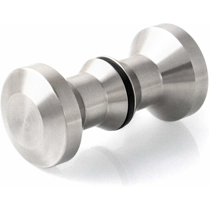 1 Pair Door Knob, Shower Door Handles for Bathroom, Kitchen, Home, Office, Hotel, Stainless Steel(2 pcs)