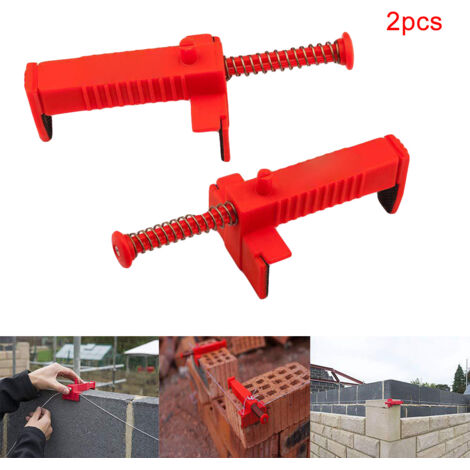1 Pair Engineering Plastic Bricklaying Line Drawing Tool Brick Leveling Measuring Tool for Bricklayer