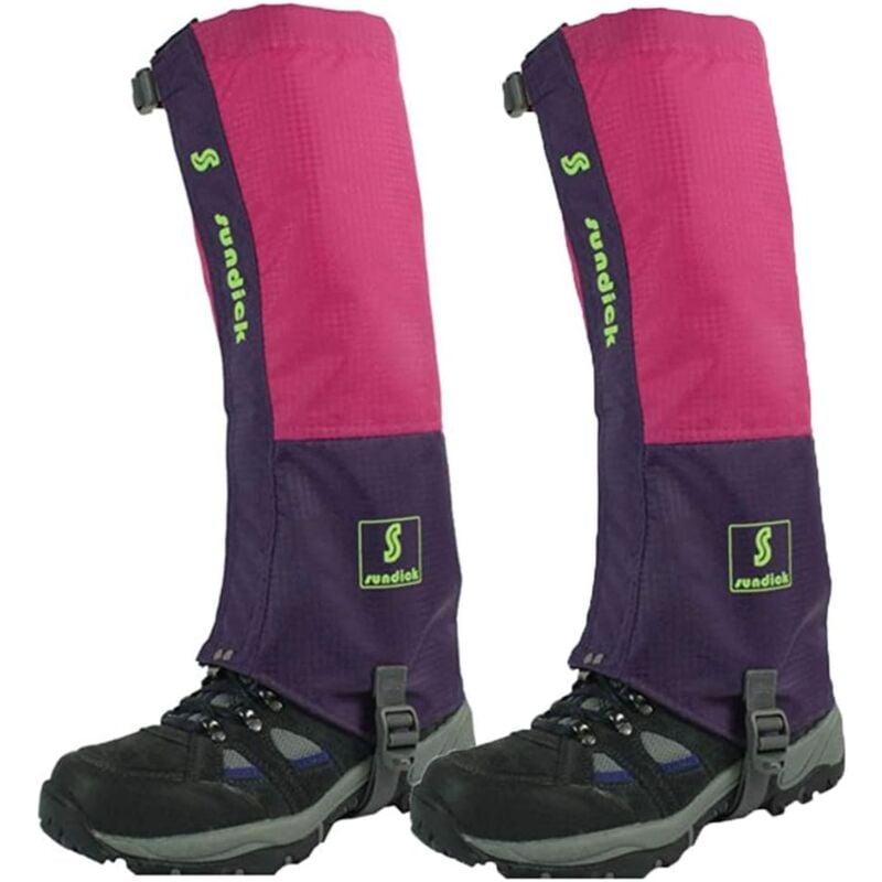 1 Pair Hiking Gaiters and Snow Gaiters, Waterproof, Against Snow, Rain, Mud and Wind for Outdoor Activities