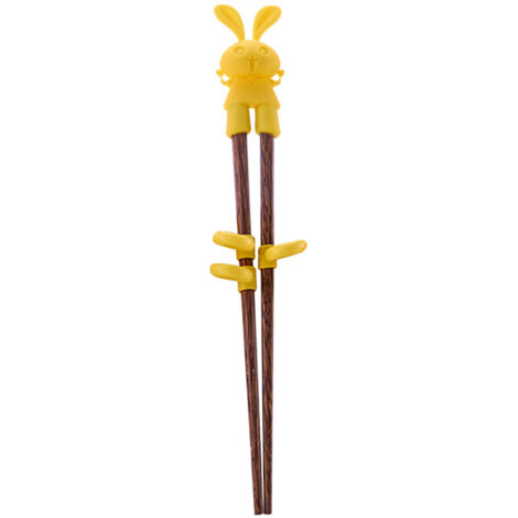 1 Pair Kids Wood Chopsticks Cartoon Children Chopsticks Learning Easy to Use Training Chopsticks for Children Kids